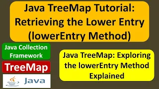 Java TreeMap Tutorial Retrieving the Lower Entry lowerEntry Method Java Collection Framework