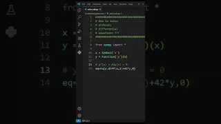 How to solve ordinary differential equations