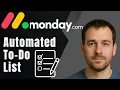 How to Create a Simple Automated To-Do List on monday com 2025 Productivity Tutorial