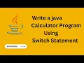 Java Calculator Program By Using Switch Statement