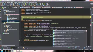 32 Insert data into SQLiteDatabase Android Studio Tutorial