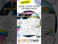 Solar System Themed Coloring Pages