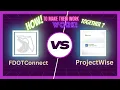 How to use FDOTConnect Tools with ProjectWise