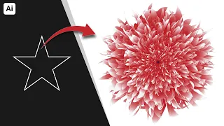 Illustrator Tutorial How To Create Beautiful Floral Vector in Illustrator Using Blend Tool