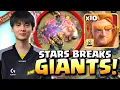 Download Lagu Stars breaks SUPER GIANTS with Genius New Attack! Clash of Clans