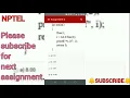 Assignment-2 Problem solving through programming in C answer weak-2 NPTEL 2020 answer