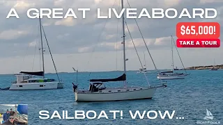 A GREAT Liveaboard SAILBOAT! This 1987 Island Packet 38 is ready to go now. FULL TOUR! [SOLD]