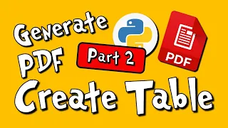 Generate PDF with Python - ReportLab