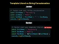 Difference between String concatenation and Template literals
