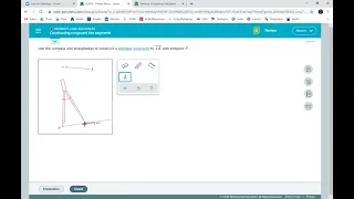 Constructing congruent line segments