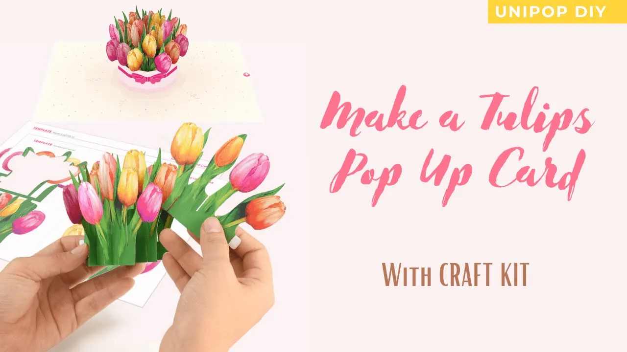 Tulips Pop Up Card Making Kit