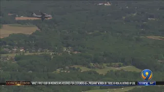SCHEDULE When the Air National Guard will fly over frontline workers today