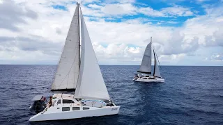 Homebuilt Vs. Production Catamaran: Are we FASTER than a SEAWIND?! (Sailing Popao) Ep.58