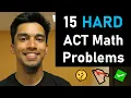 Answer These 15 ACT Math Problems to Score a 30 on ACT Math