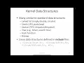 Chapter 1 PartB 04 Protection and Security Kernel Data Structure