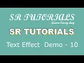 Text Shadow Effect Demo - 10 Css SR Tutorials Sarvesh Mishra SR