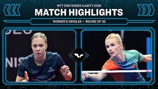 Christina Kallberg vs Valeriia Kotsiur | WS R32 | #WTTAlmaty 2026