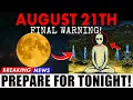 Download Lagu 🚨HARUS Lihat PERINGATAN Ini Sebelum BULAN BARU!🌕9 Tanda Mengapa 21 Agustus Akan Menjadi Hari Pali...