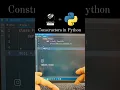 Constructors in Python