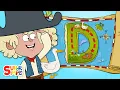 A Daring Adventure on D Island Captain Seasalt And The ABC Pirates Educational Cartoon