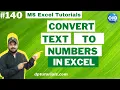 How To Convert Text To Numbers In Excel 2 Quick Ways