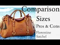 Dooney Bourke Florentine Satchel Size Comparison US made vs Abroad Leathers Pros Cons Care