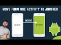 How to Jump from one Activity to another Activity in Android using Java hindi lec 17