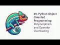 29 Python Object-Oriented Programming Polymorphism and Operator Overloading