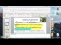 Adding Adjectives