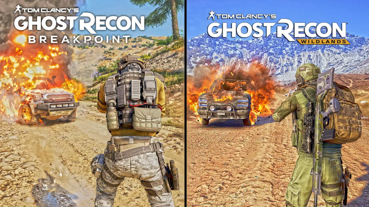 Ghost Recon Wildlands VS Breakpoint [4K UHD 60FPS] | Comparison in 2023