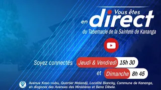 Culte Dominical en Direct | 04 Octobre 2026 | Tabernacle de la Sainteté de Kananga