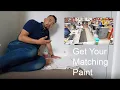 How to get matching wall paint from Bunnings