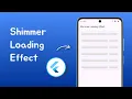 Flutter Shimmer Loading Effect