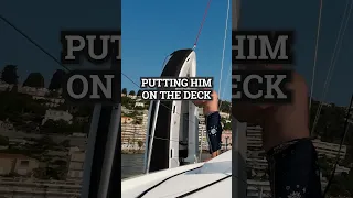 How we Lift our Dinghy