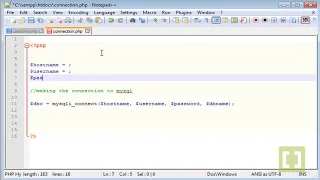 PHP MySQL Database Connection
