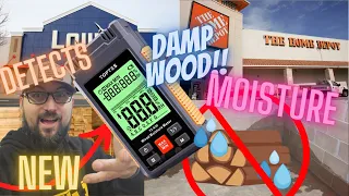 LOWES VS HOMEDEPOT - WET WOOD Damp Walls Damp Wood TEST FIRE WOOD