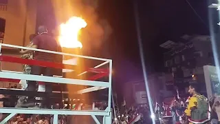 شاهد تعز توقد شعلة 26 سبتمبر أمام اعين الغازي على اسوارها