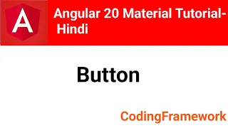Angular 20 Material Tutorial Day 5 Buttons Explained Hindi