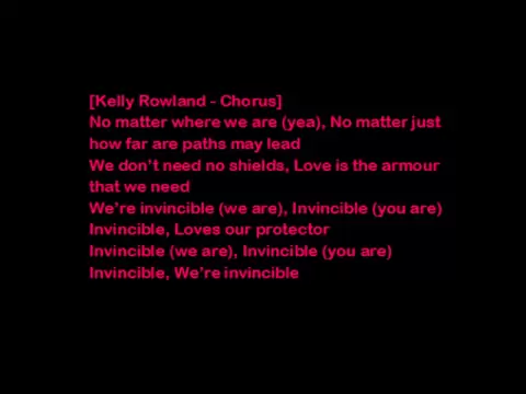 Download MP3 Tinie Tempah ft Kelly Rowland Invincible ( Lyrics on screen)