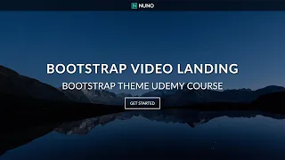 Full Screen Background Landing Page Website - HTML CSS Bootstrap
