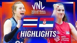thailand vs serbia highlights week 1 womens vnl 2026