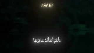 افرأيتم الماء الذي تشربون أأنتم أنزلتموه سورة الواقعة الآية ٦٨ الشيخ ياسر الدوسري صوت يخشع القلوب  دندنها
