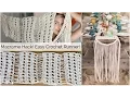 Macrame Inspired Crochet Table Runner Tutorial