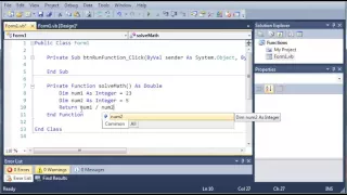 Visual Basic Tutorial 43 Functions