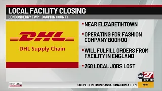 Local DHL facility closing