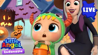 Bayi Lucu Cari Permen di Malam Halloween! 🎃🍬Kartun Anak | Little Angel Bahasa