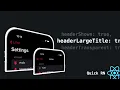 Quick RN 2 - iOS large title header collapsible