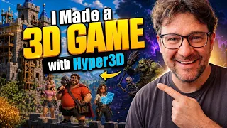 This is WILD, Hyper3D built the kingdom for my Claude game
