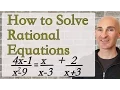 Solving Rational Equations Clearing the Denominator