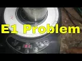 E1 problem of induction cooktop